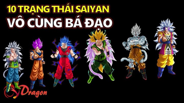 10 trạng thái Saiyan vô cùng bá đạo chỉ tồn tại trong Fan Fiction