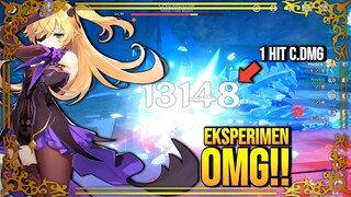 Crazy Damage! Eksperimen Membuat Fischl Menjadi DPS OP! - Genshin Impact : Indonesia