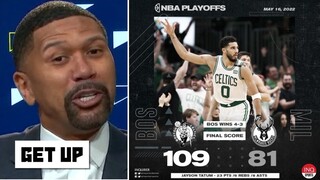 GET UP | "Jayson Tatum is NBA's best player"- Jalen Rose reacts to Celtics advance to Eastern Finals