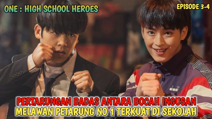 PERTARUNGAN BADAS BOCAH INGUSAN MELAWAN PETARUNG NO 1 TERKUAT DISEKOLAH | ONE HIGH SCHOOL HEROES