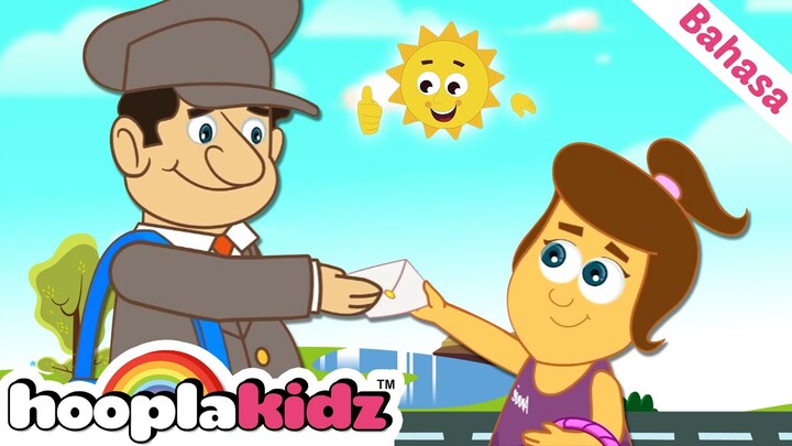 A Tisket A Tasket | Kartun Untuk Anak Anak | Lagu Anak Anak | HooplaKidz Bahasa
