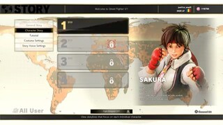 Street Fighter 5 - Sakura Story Mode (Character Story)