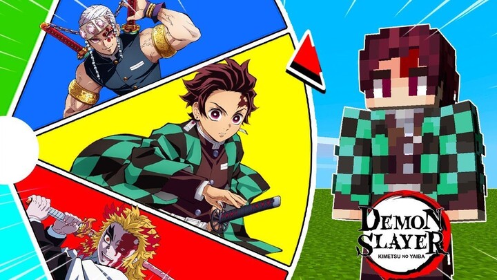 จะเป็นอย่างไร? ถ้าเราต้องสุ่มพลัง "เสาหลัก" แล้วเอามาสู้กันเอง!🔥 | Minecraft Demon Slayer