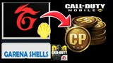 how to convert garena shells to CP in COD mobile / garena shells to CP in call of duty mobile