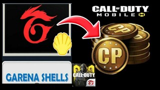 how to convert garena shells to CP in COD mobile / garena shells to CP in call of duty mobile