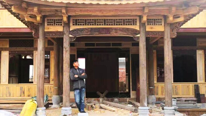 [Great Craftsman, Little Artisan 01] 240,000 yuan in 35 days: We built a classical hip-and-gable pav