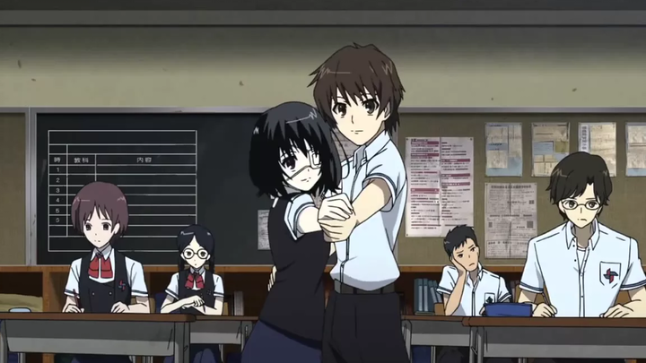 ฉากตลก (อนิเมะ) อีกเรื่อง มิซากิกับซาคากิบาระเต้น