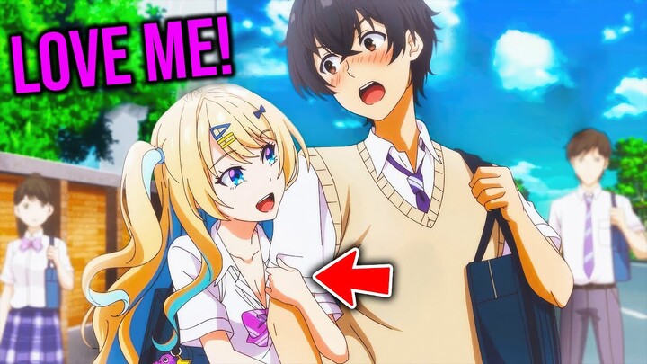 Lonely Loser Dates Most Popular Girl in School who wants his Love! | Anime Recap
