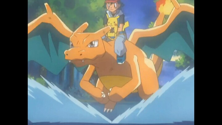 Charizard ไม่สามารถพา Xiaozhi ไปด้วยก่อนการฝึกได้ หลังจากฝึกฝนแล้ว เขาสามารถนำ Xiaozhi ไปต่อสู้กับจั