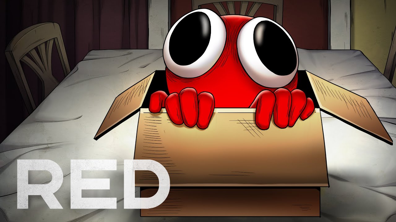 RED's SAD ORIGIN STORY! Roblox Rainbow Friends Animation 