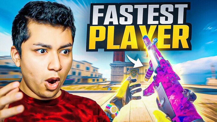 REACTING to FASTEST PLAYER IN THE WORLD | Warzone Mobile