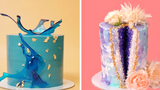 บทแนะนำการตกแต่งเค้กสีม่วงและสีน้ำเงินที่สวยงามสำหรับทุกโอกาส สูตรการอบที่ง่ายและรวดเร็ว