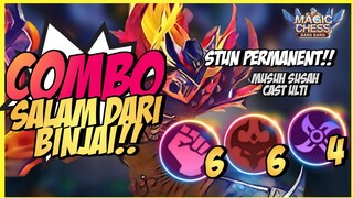 COMBO SALAM DARI BINJAI ! 3 STAR ALDOUS ASSASSIN ! MUSUH AUTO GA BISA ULTI ! MAGIC CHESS