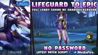 Fanny Lifeguard To Epic Skin Script No Password | Fanny Skylark Skin Script | Mobile Legends