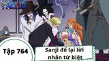 One Piece Tập 764: Sanji để lại lời nhắn từ biệt (Tóm Tắt)