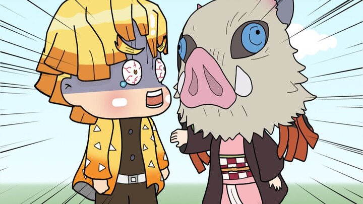 [Thanh Gươm Diệt Quỷ] Nezuko ai đã bí mật đội đầu lợn? ! ! Hoạt hình tự chế
