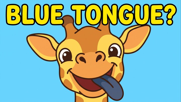 Why Do Giraffes Have Blue Tongues? 🦒 Fun Animal Facts