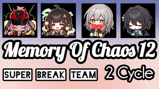 [LS] - MoC (Memory of Chaos) Stage 12 Node 2 with Superbreak Team - Game Honkai Star Rail