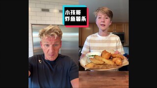 Gordon Ramsay's comment: Kid's fish and chips #YYY translation team#