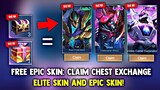 FREE?! FREE ELITE SKIN AND EPIC SKIN! (CLAIM YOURS!) FREE SKIN! NEW EVENT 2022 | MOBILE LEGENDS
