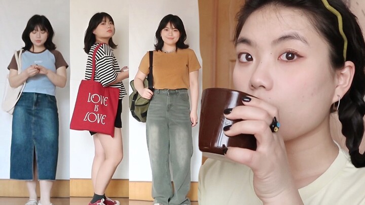 158 64กิโล  ੯‧̀͡⬮\ลุคใส่สบายสุดๆ เน้นความเพรียว!