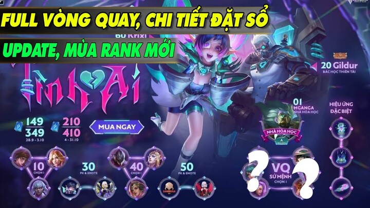 Liên Quân | Full chi Tiết Vòng Quay Sổ Sứ Mệnh 46, Ngày Đặt trước, Update reset rank