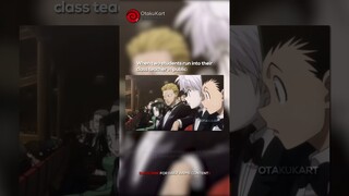 When two students run into their class teacher in public 😆 #anime #animeedits #animememes #shorts