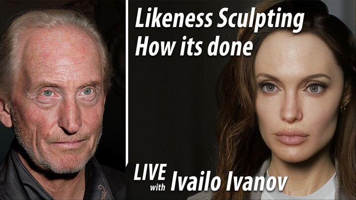 How to do likeness 3D sculpting with Ivailo Ivanov