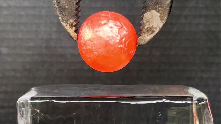 Ultimate Stress Relief: A Hottest Collection of Iron Balls Melding with Ice Cubes