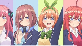 【五等分的新娘】国人1人能模仿五等分5位老婆到多像？【声线模仿配音】