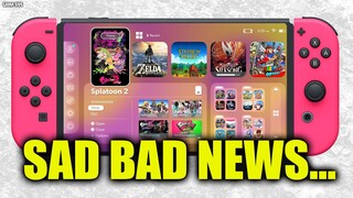 Sad Bad Nintendo Switch News Just Dropped