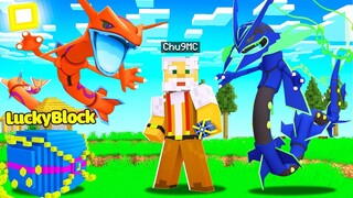 CHÚ 9 CÙNG OPLA TEAM THỬ ĐẬP 1000 LUCKYBLOCK🎁 POKEMON LUCKYBLOCK LEGENDARY TRONG MINECRAFT🤑❗❗