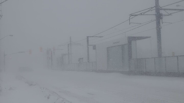 Snow storm in Toronto