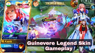 GUINEVERE LEGEND SKIN GAMEPLAY!🔥PSION OF TOMORROW🔮18 KILLS