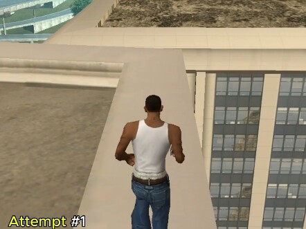 أصعب قفزة في GTA سان أندرياس | تسارع بالقنبلة اليدوية