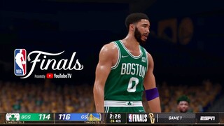 NBA 2K22 Ultra Modded Finals | Warriors vs Celtics | Full GAME 1 Highlights