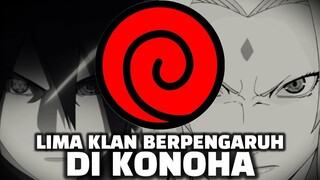 5 klan yang mempunyai pengaruh besar di desa KONOHA