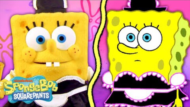 [Makanan Utuh/Daging Masak Resmi] Jika SpongeBob SquarePants adalah pertunjukan boneka | SpongeBob S