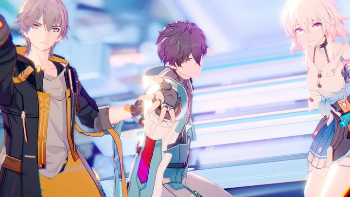 [Star Dome Railway MMD] The goal is the sea of stars! The three protagonists [WAVE]