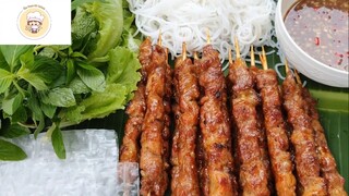 Thịt nướng lụi ướp phần 1 #food