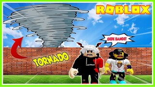 SUPER GEGE!! BANGUN RUMAH ANTI 100.000 MOB TORNADO!!! ROBLOX MIKOCIL