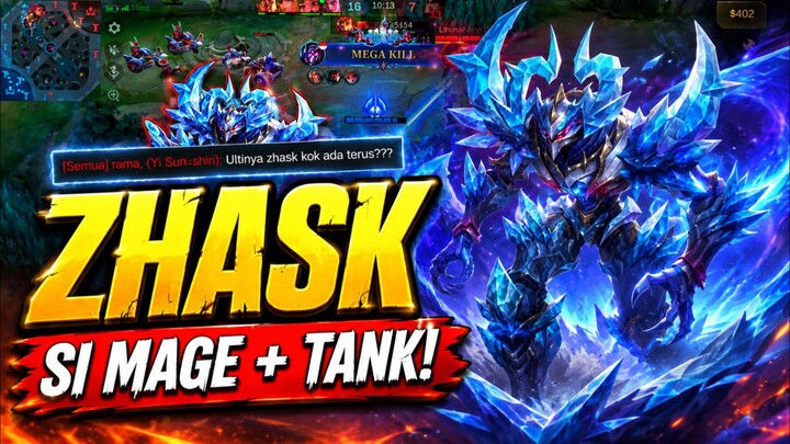 ZHASK FULL DAMAGE + TANK?! Build Tersakit yang Bikin Musuh Auto Frustasi!. MLBB
