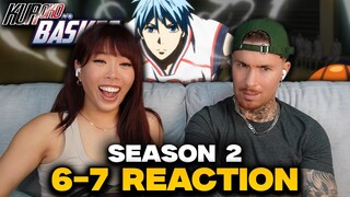 Kuroko's New Move! | Kuroko No Basket Season 2 Ep 6-7 Reaction