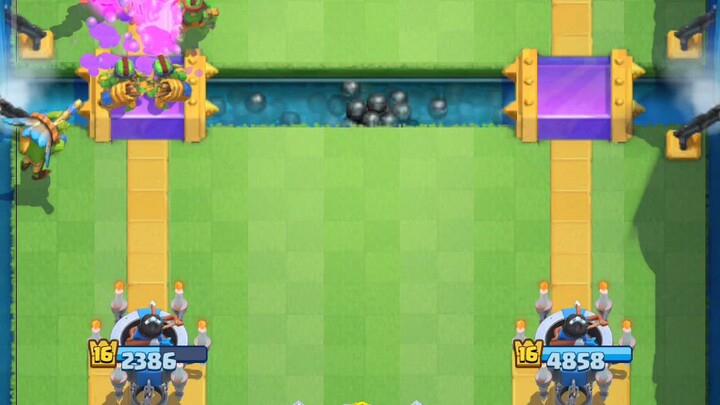 ini gameplay gw saat ngaco - Clash royale