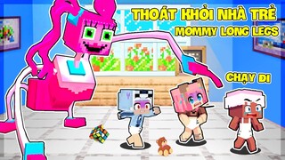 GẤU MORA THỬ THÁCH 24H THOÁT KHỎI NHÀ TRẺ MOMMY LONG LEGS CÙNG THÀNH VIÊN HERO TRONG MINECRAFT