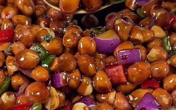 #ถั่วลิสงน้ำส้มสายชูโบราณ