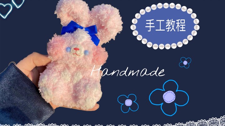 Kỳ 43/ Thỏ bông nhồi bông | Video hướng dẫn thủ công ꒰⁎❛⃘ͫ ⍘⃘ ❛⃘ͫ⁎꒱ Nhanh tay học ngay mẫu giống nhé