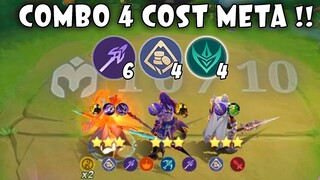 644 COMBO EASY 4 COST META !! MUST WATCH !! MAGIC CHESS MOBILE LEGENDS