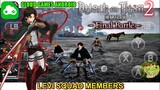 Attack On Titan 2 Di Android Gloud Games | LEVI SQUAD MEMBERS
