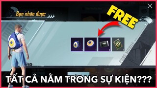 NHẬN SKIN DÙ, BALO, THẺ ĐỔI TÊN, VÉ QUAY HỒM ĐỒ FREE TỪ SỰ KIỆN CỰC XỊN SÒ || PUBG MOBILE